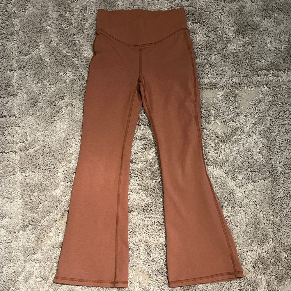 Old Navy Active Wear Brown Flared Leggings